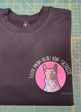 Charger l'image dans la galerie, Crew neck noir personnalisé - Photo personnalisée