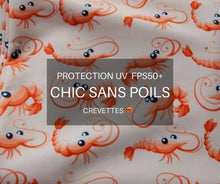 Charger l&#39;image dans la galerie, Protection UV FPS 50+ - Crevettes 🦐