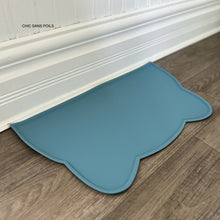 Charger l&#39;image dans la galerie, Tapis de silicone - Chat Bleu