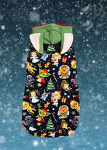 Load image into Gallery viewer, Long Hooded Sweater - Holiday Green Dude