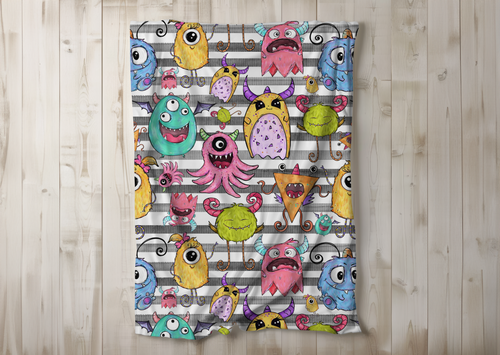 PRÉCOMMANDE Doudou squishy -  Petits monstres