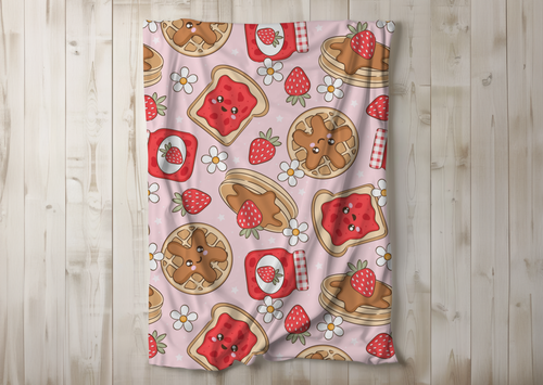 Doudou squishy -  Gaufres & confiture
