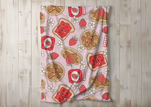 Doudou squishy -  Gaufres & confiture