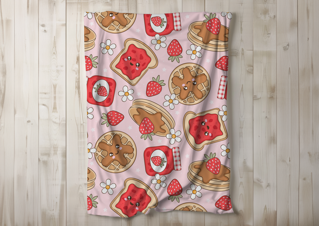 Doudou squishy -  Gaufres & confiture