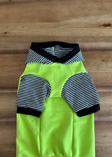 Load image into Gallery viewer, Long Hooded Sweater - Charcoal Striped