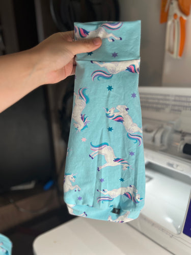 READY TO GO SLEEVELESS Turtleneck - Blue Unicorns