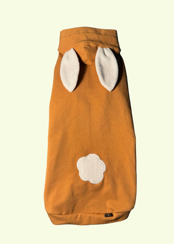 Long hooded sweater - Lapino Light brown