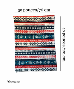 Doudou squishy -  Plaid des fêtes