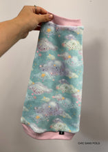 Load image into Gallery viewer, SQUISHY Pajamas - Pastel Clouds SLEEVELESS LARGE LONG READY TO SHIP