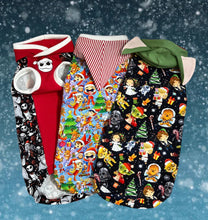 Load image into Gallery viewer, Long Hooded Sweater - Holiday Green Dude