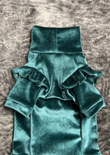Load image into Gallery viewer, Long sleeve dress - Velvet green