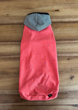 Load image into Gallery viewer, Long Hooded Sweater - Charcoal Striped