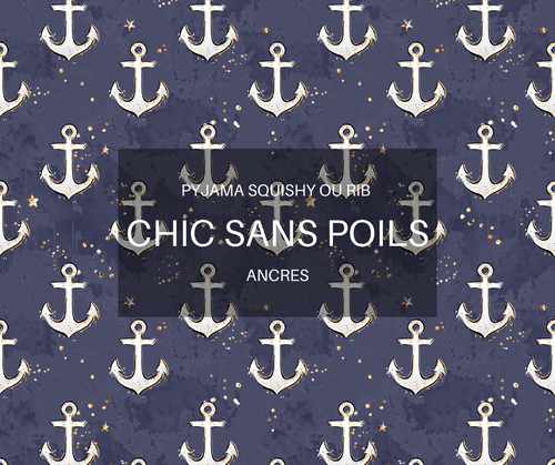 Pyjama léger rib - Ancres