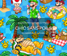 Load image into Gallery viewer, Pyjama SQUISHY - Plombier sur la plage