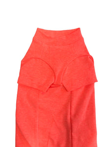 T-shirt - Neon orange heather
