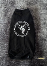 Charger l&#39;image dans la galerie, Crew neck de coton biologique - Noir &quot;I love CSP&quot;