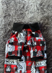 Chandail long col chemise - Plaid Wilderness