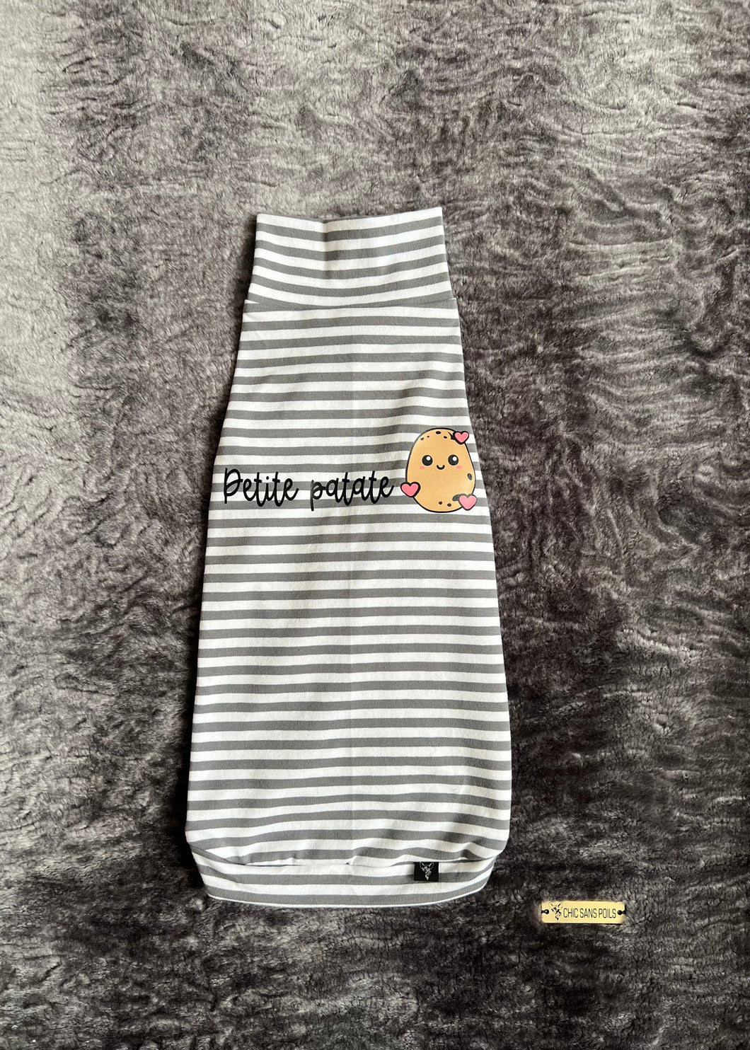 Turtleneck READY TO GO - Little potato + hearts 🥔