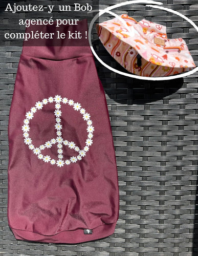 Protection UV FPS 50+ -Burgundy Marguerite Peace