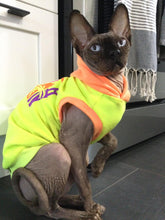 Load image into Gallery viewer, Long sleeve hoodie - NEON Yellow &amp; orange SUMMER