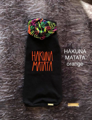 READY TO SHIP Hooded Camisole - Hakuna Matata Orange 