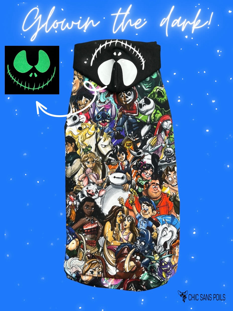 Hooded Camisole - Kingdom Jack GLOW IN THE DARK
