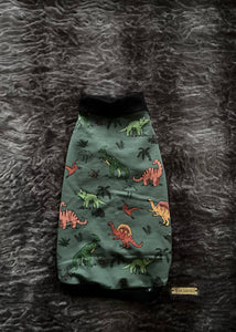Long shirt collar sweater - Dinos