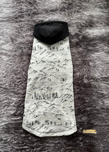 Load image into Gallery viewer, Long Curve Hooded Sweater - Mountains