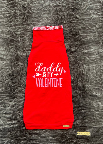 Long sleeve turtleneck - Daddy is my Valentine