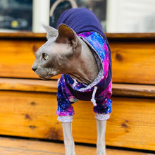 Load image into Gallery viewer, Long hooded sweater - Galaxy 🌌 Abracadabra