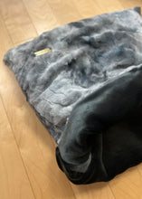 Load image into Gallery viewer, Sleepybag- Chamois &amp; Charcoal Grey (interior) READY TO SHIP