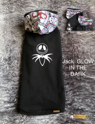 Long Hooded Sweater - Jack glow in the dark