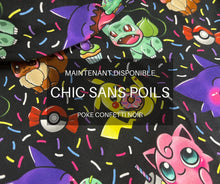 Load image into Gallery viewer, Hooded tank top - Poké confetti black