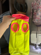 Load image into Gallery viewer, Long sleeve hoodie - NEON Yellow &amp; pink SUMMER