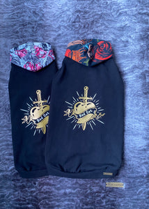 Long Hooded Sweater - Bad Cat