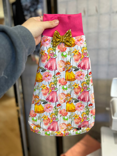 Long Sleeve Turtleneck - Princesses Peach & Daisy GRAY