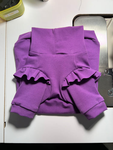 RUFFLES Long Sleeve Turtleneck - Purple 💜