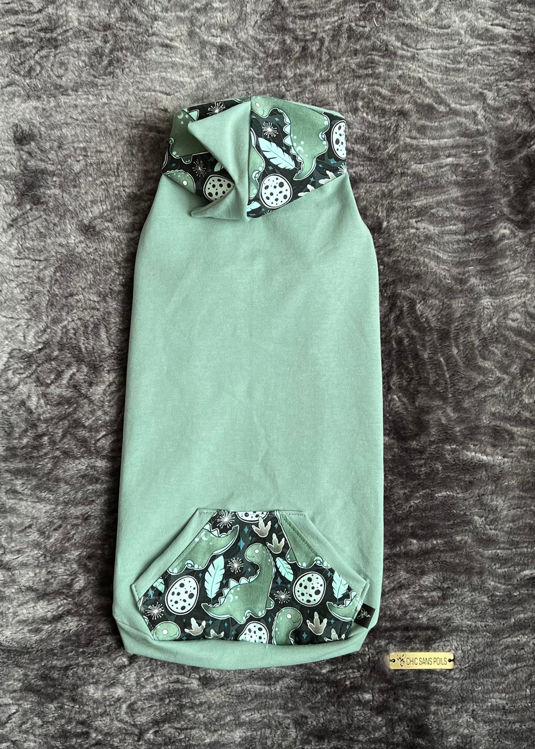 T-shirt à capuche - Diplodocus