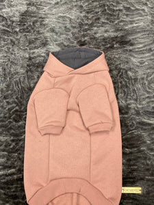 Long sleeve hoodie - OLD PINK