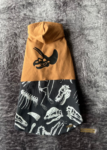 Curve Hooded Camisole - Dinos Bone READY TO SHIP 