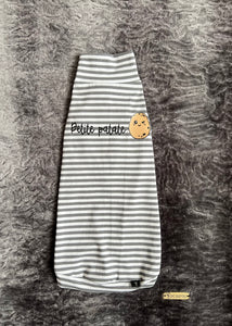 Turtleneck - Small potato STRIPED + LARGE