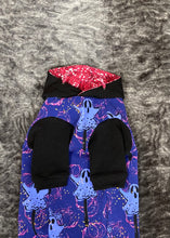 Load image into Gallery viewer, Long Hooded Sweater - Shiny Ghosts