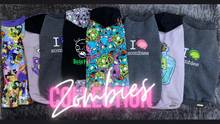 Load image into Gallery viewer, Long Hooded Sweater - Zombie Cat