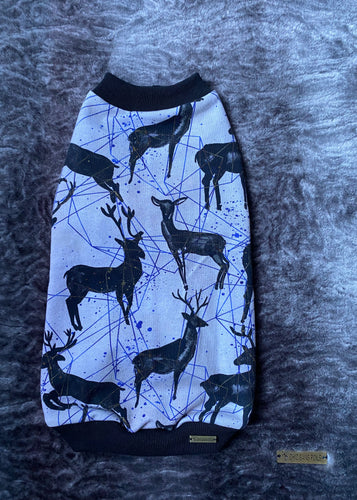 Long sweater - Geometric deer