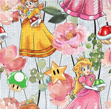 Load image into Gallery viewer, Long Sleeve Turtleneck - Princesses Peach &amp; Daisy GRAY