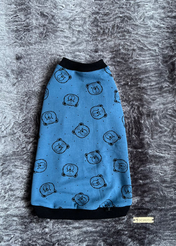 Long sweater - Blue bears