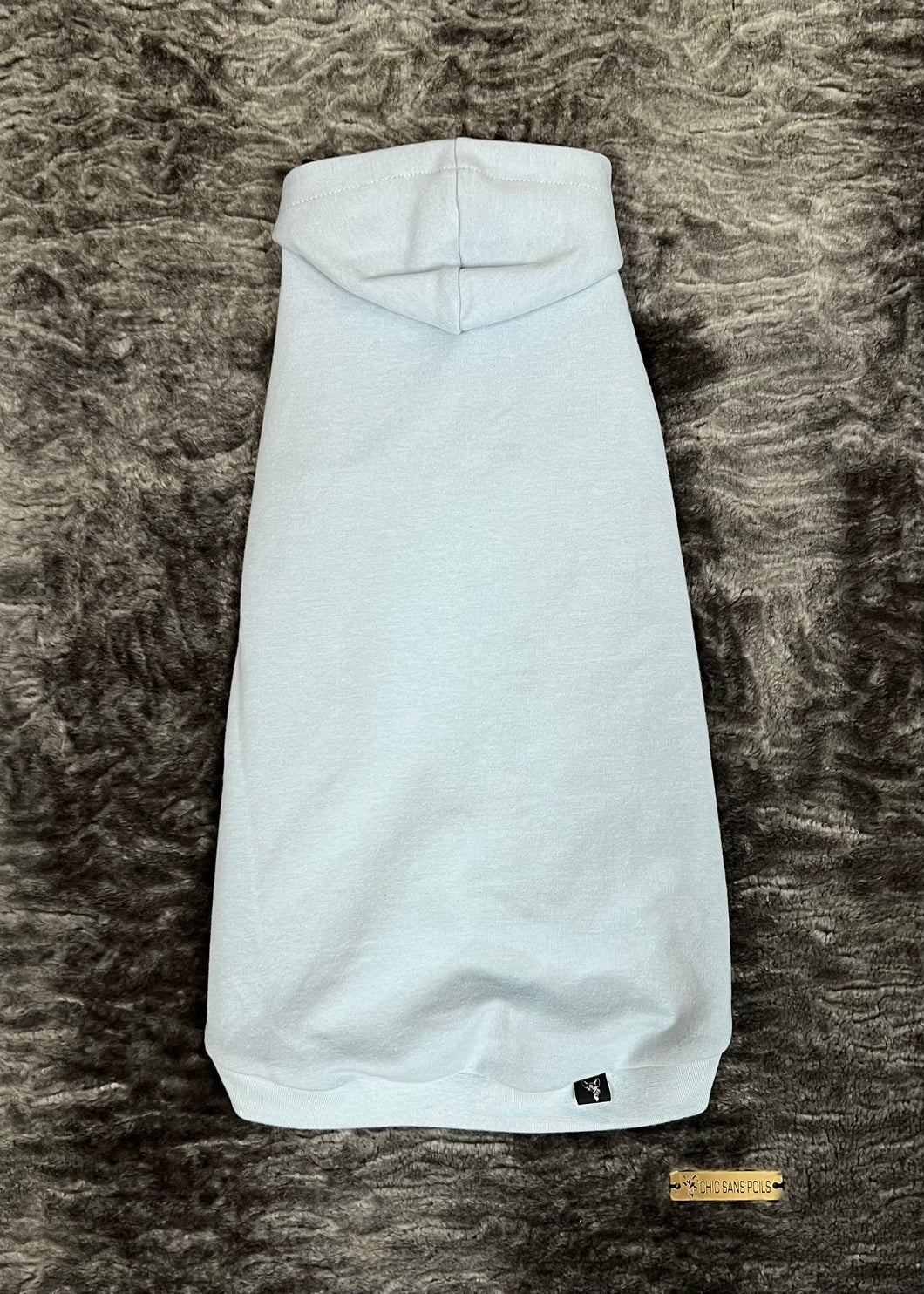 Organic Cotton Hoodie - Light Blue