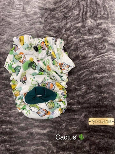 Reusable diaper set - Cactus