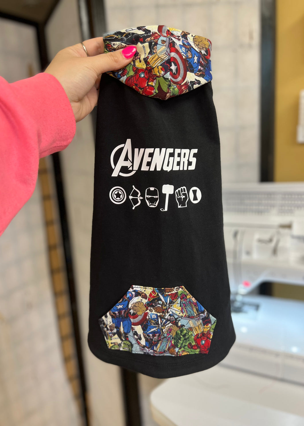 Curve Hooded Camisole - Super Heroes