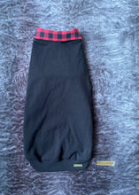 Load image into Gallery viewer, Long shirt collar sweater - Black red plaid